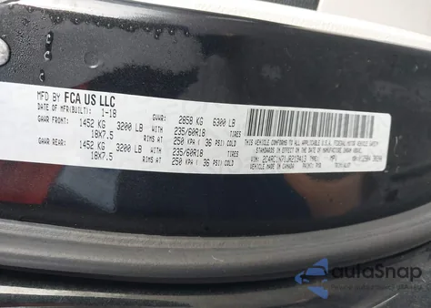 2018 Chrysler Pacifica Hybrid Limited z USA, uszkodzony, nr VIN 2C4RC1N71JR213413